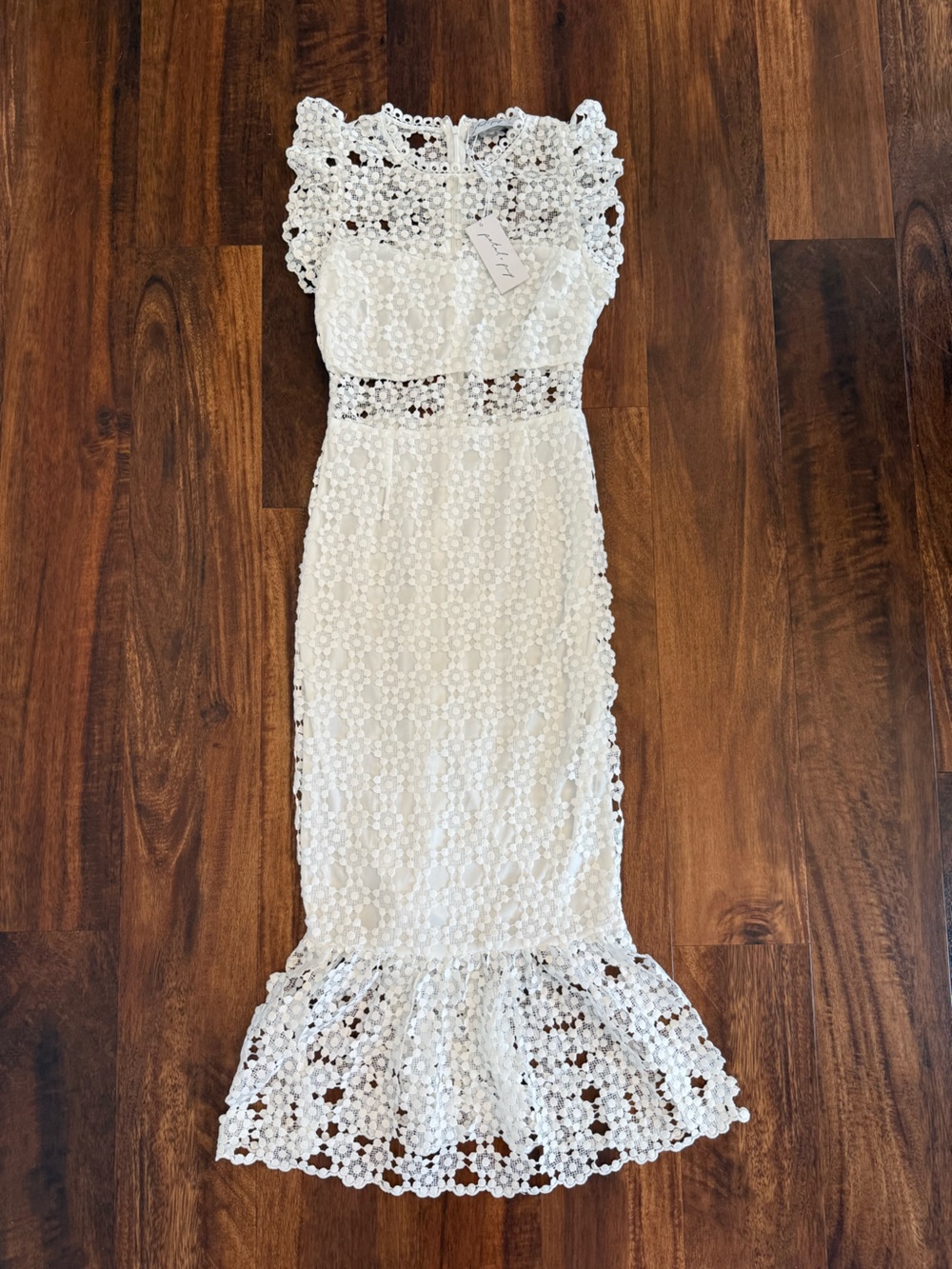 Petal & Pup Lauren Dress- White Lace- Size 0